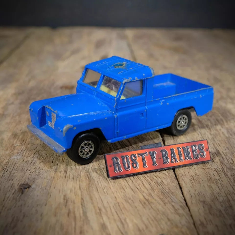 Corgi Land Rover 109 Pick Up, Blue, Playworn, No Box