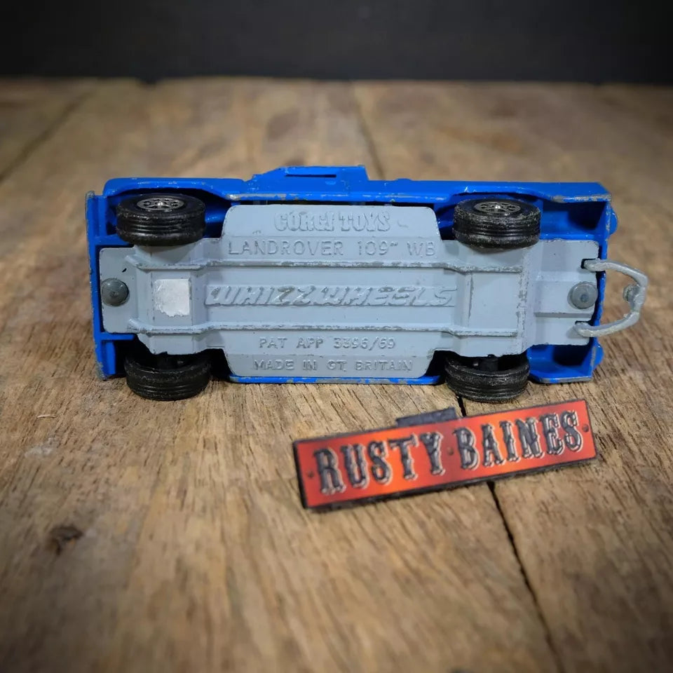 Corgi Land Rover 109 Pick Up, Blue, Playworn, No Box