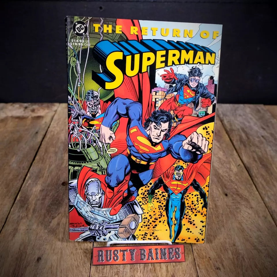 The Return of Superman, DC Comics, 1993 First Edition Thick Softcover