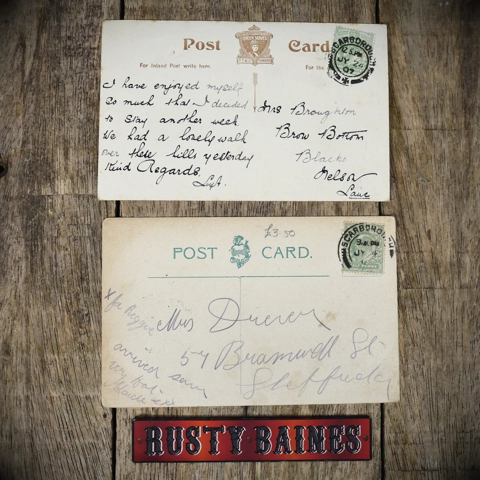 Scarborough Postcards x2 Scalby Mills, Circa 1907