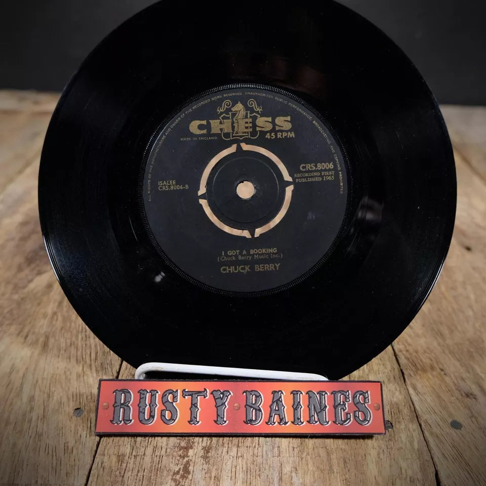 Record 7" Single, Chuck Berry, Lonely School Days, Chess