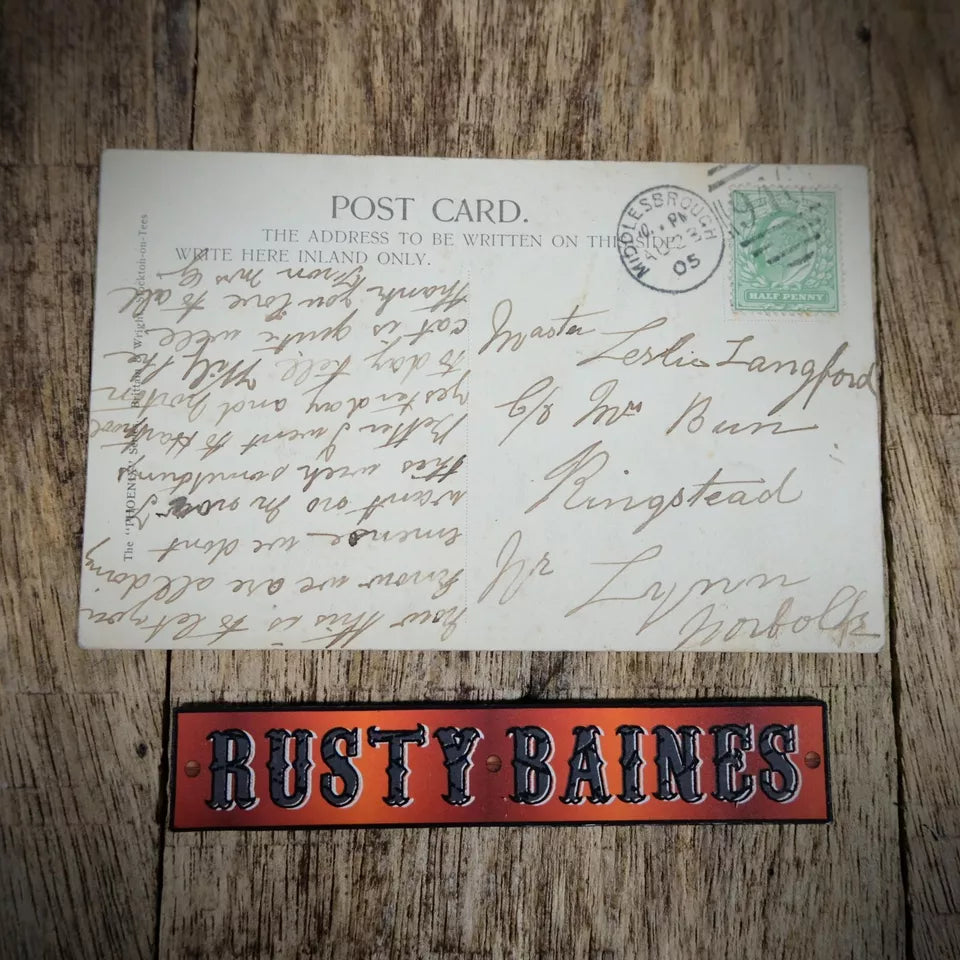 Postcard, Middlesborough, Dorman Memorial Museum, Printed