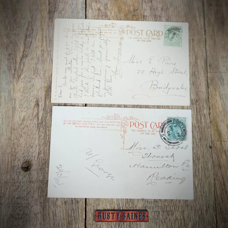 Postcards x2 Comic, Arthur Moreland, Songs and Their Singers