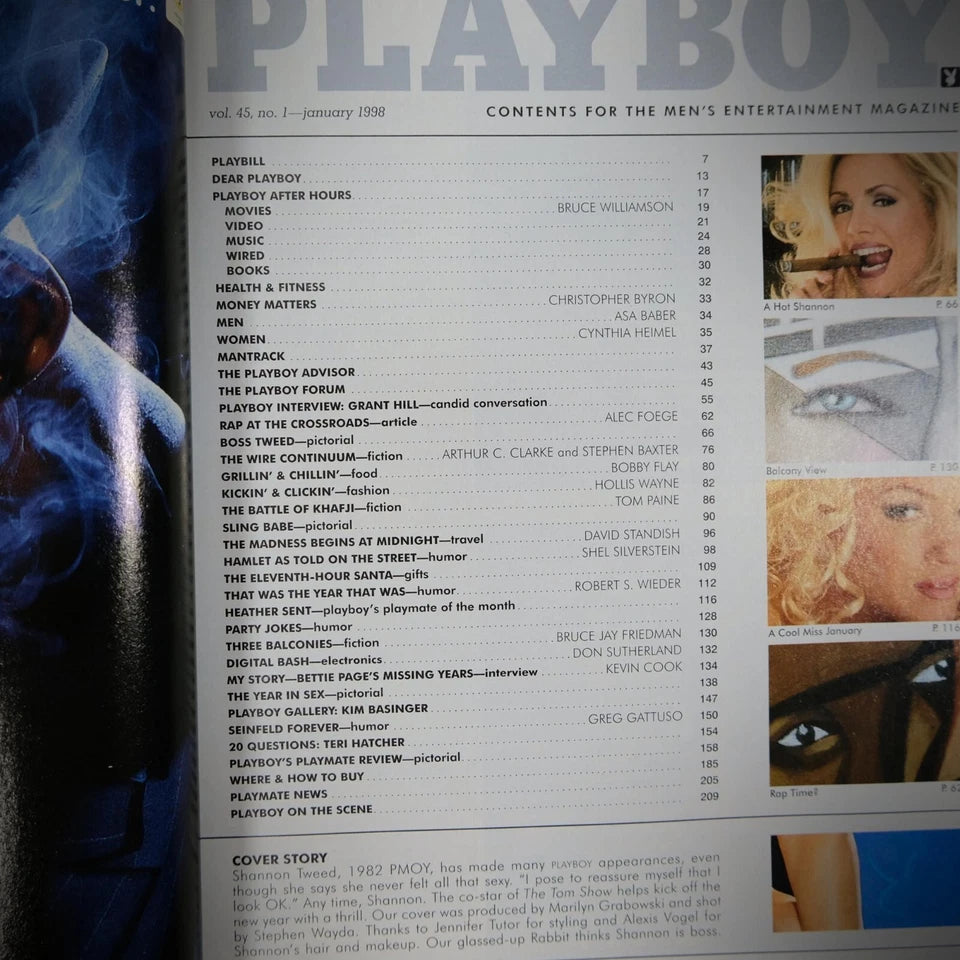 Playboy Magazine 1998 January