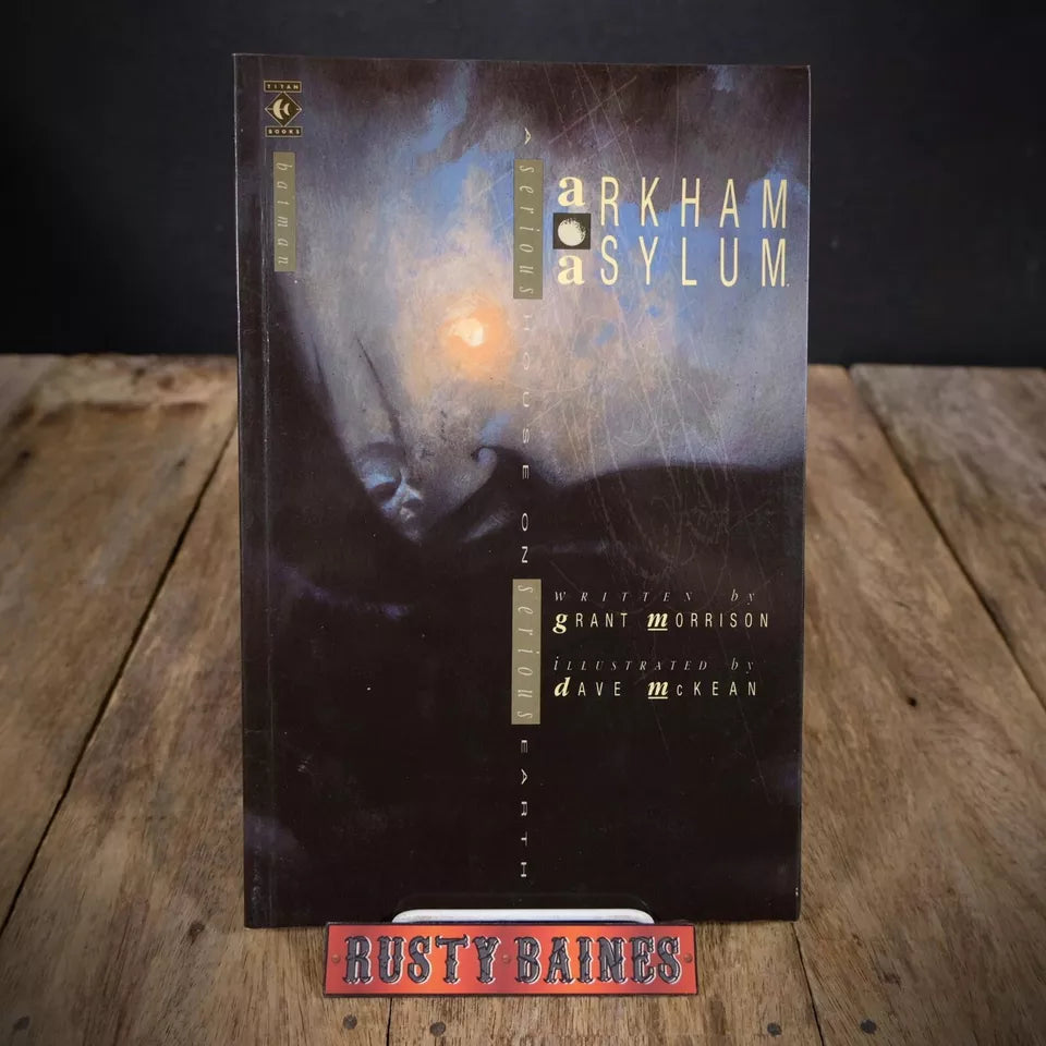 Batman Arkham Asylum, Trade Paperback Softcover, First UK 1990