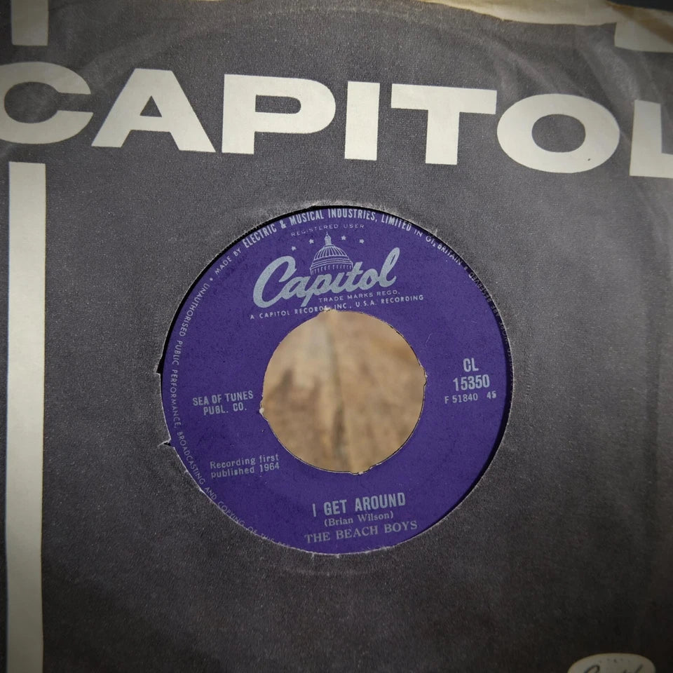 Record 7" Single, The Beach Boys I Get Around