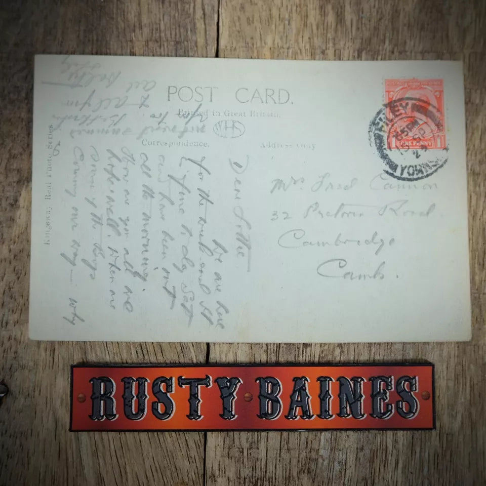 Postcard, Filey from the South 1923, Real Photo