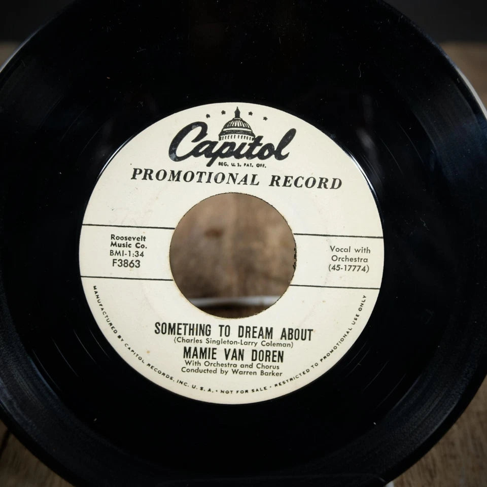 Record 7" Single, Mamie Van Doren Something to Dream About, Promo