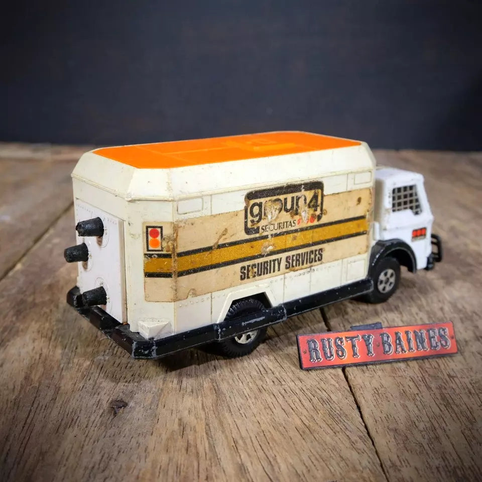 Matchbox Superkings K-19 Security Truck, Playworn, No Box