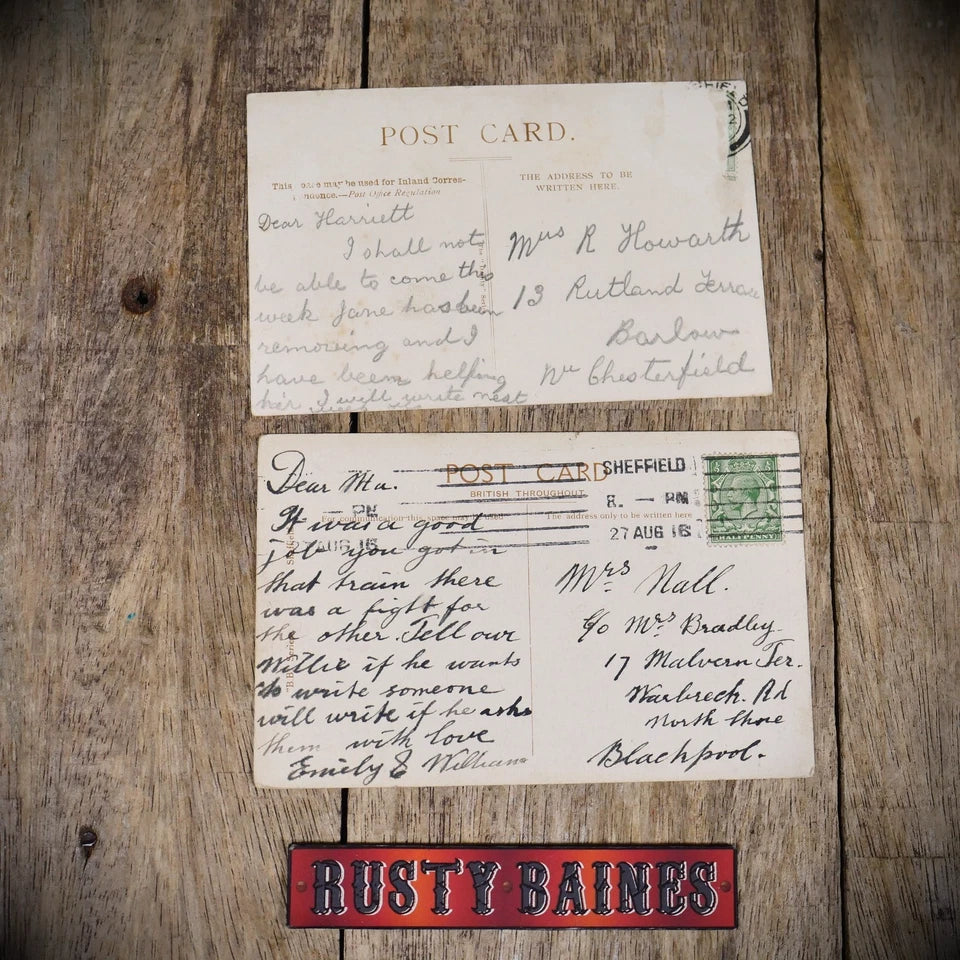 Postcard Bundle, Sheffield Fargate, Early 1900's