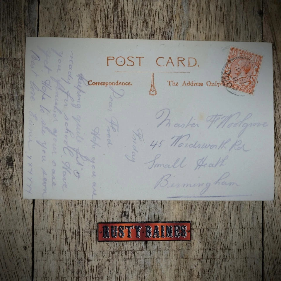 Postcard, Otley, Kirkgate, Market Day, Real Photo