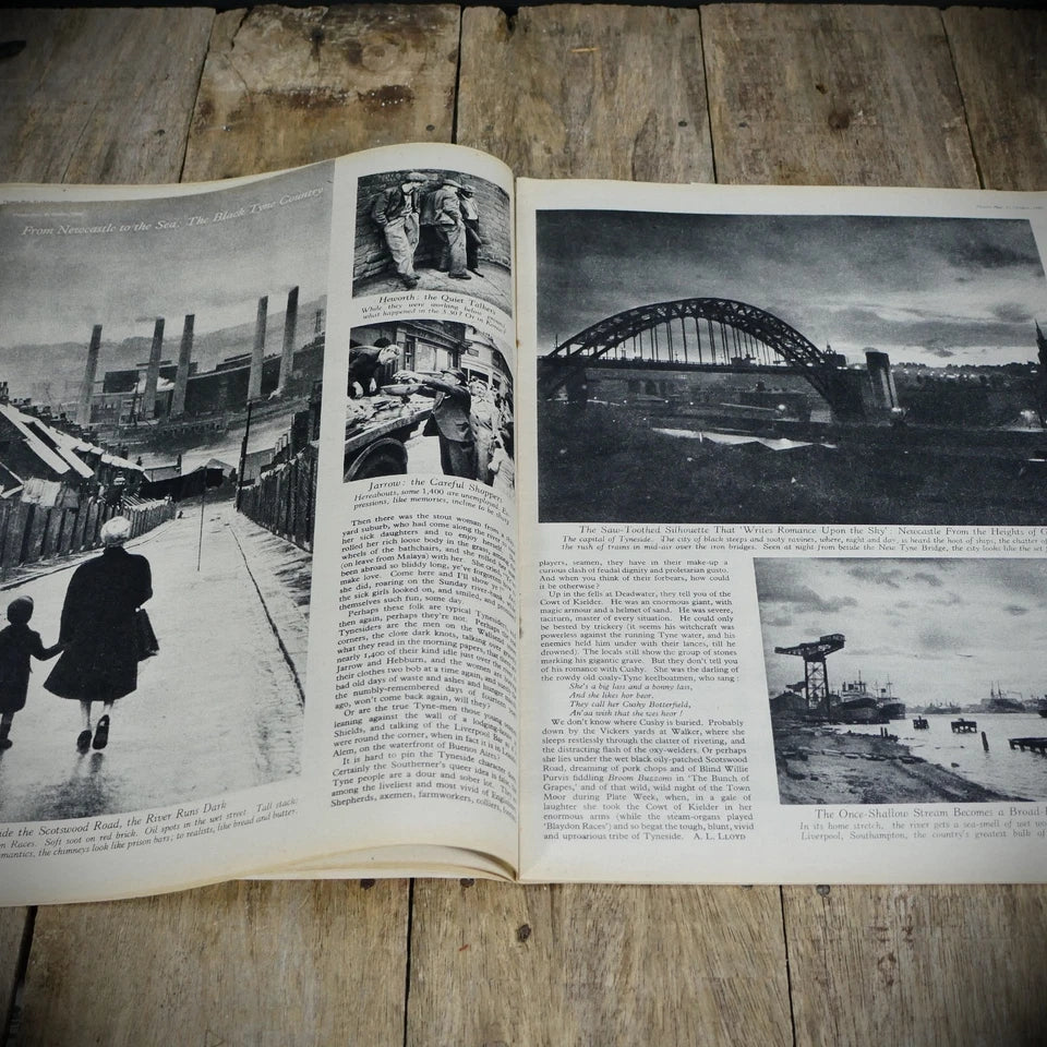 Picture Post 21 October 1950 Photographer Ylla, Kurt Hutton, River Tyne