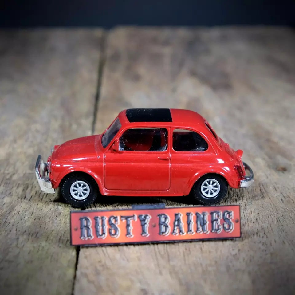 Mondo Motors Fiat 500 Classic Car, Red, No Box