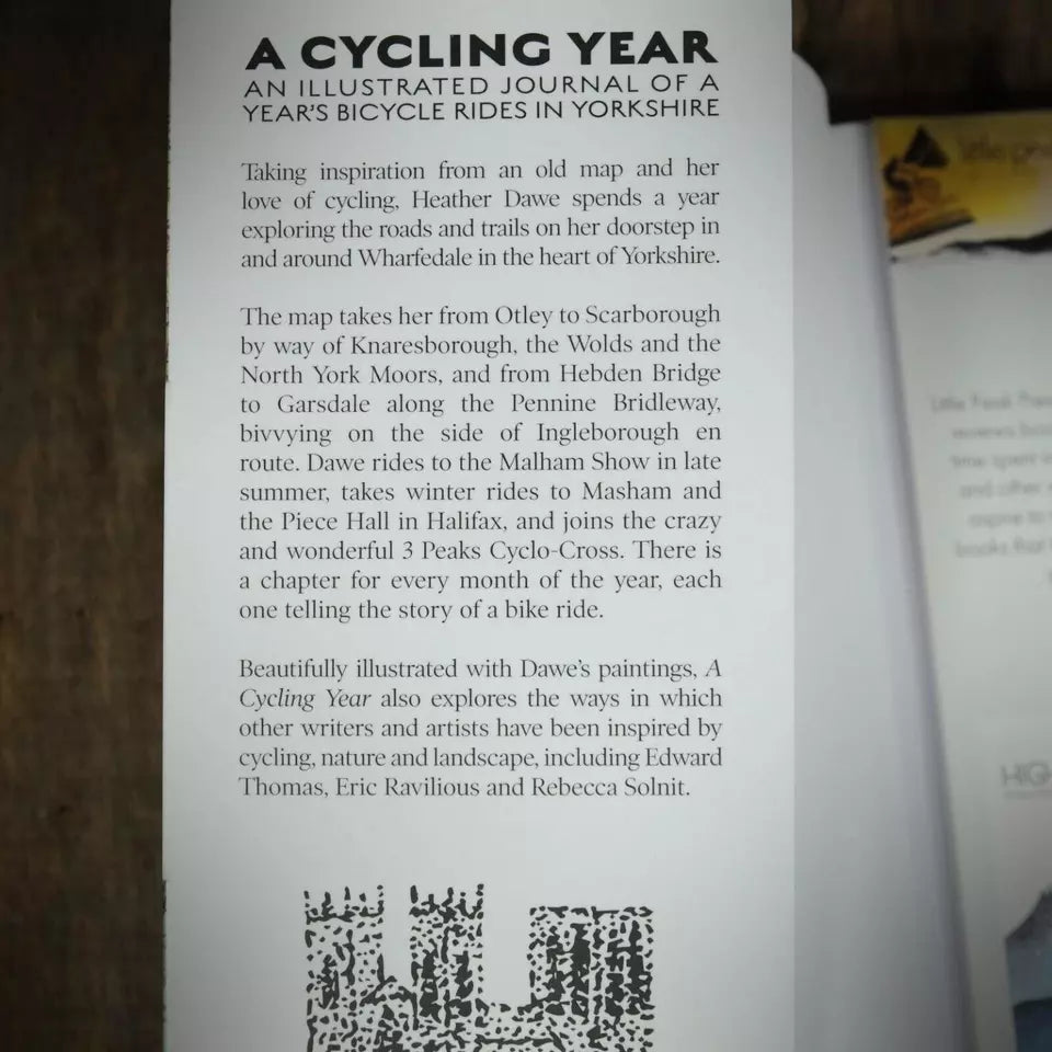 A Cycling Year, Bicycle Ride, Yorkshire Dales, Dawe, Collector Signed Softcover