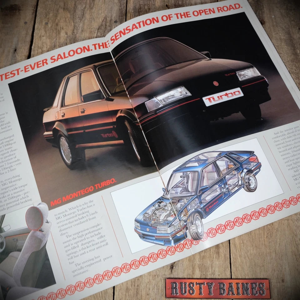 Car Brochure, MG, Undated 1980's, Metro, Maestro, Montego