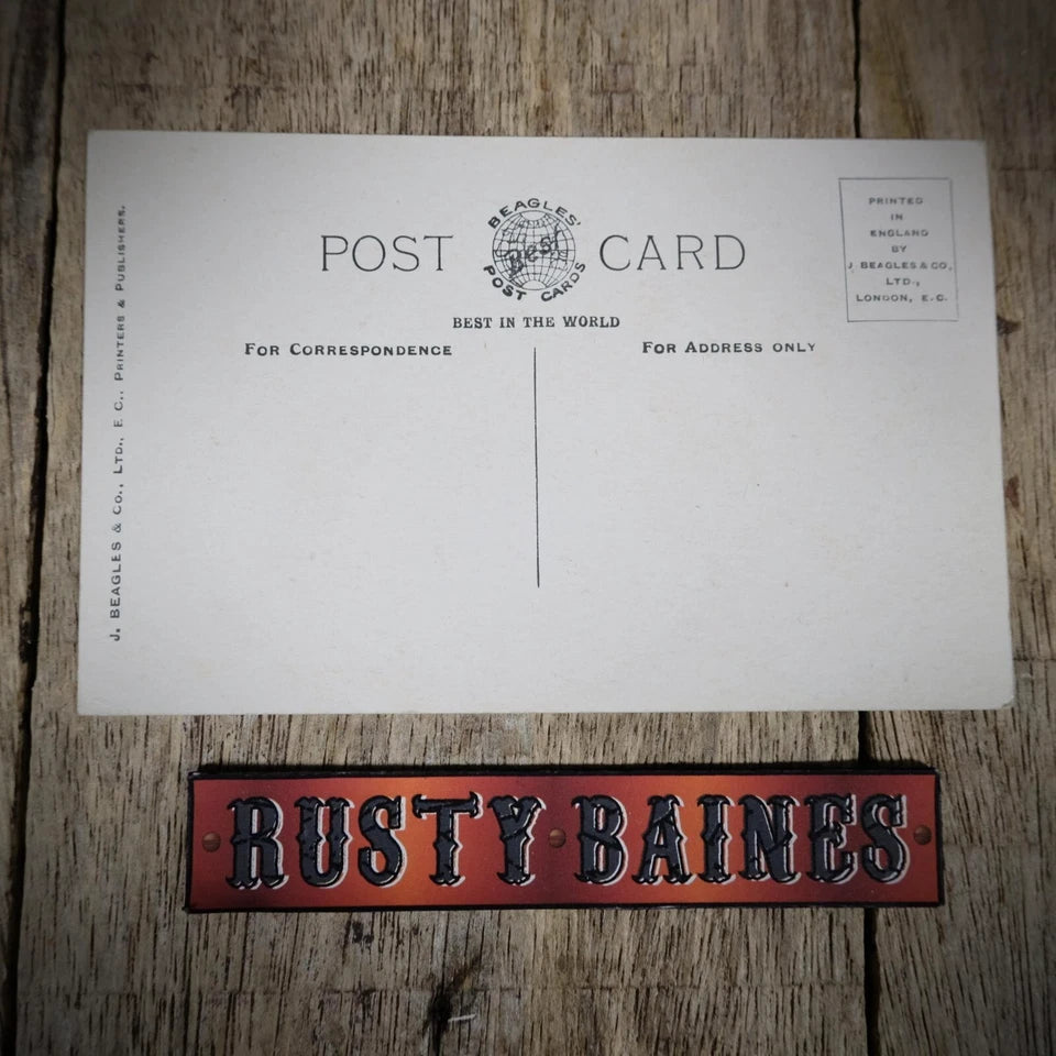 Postcard, Comic, Dudley Buxton, Navy HMS Vixen Sailor, Dirty Face