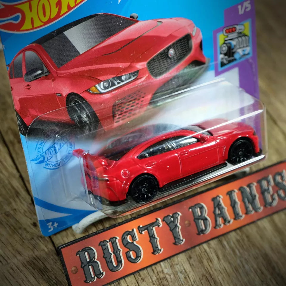 Hot Wheels, Jaguar XE SV Project 8, Red, HW Torque, Short Card