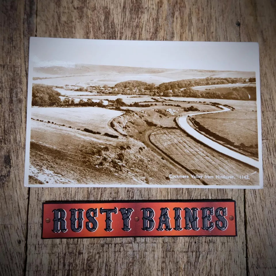 Postcard, Cuckmere Valley, Real Photo