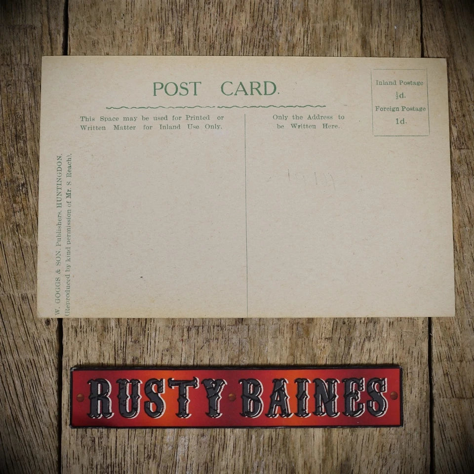 Postcard, The King Reviewing Highland Mounted Brigade WW1 Printed