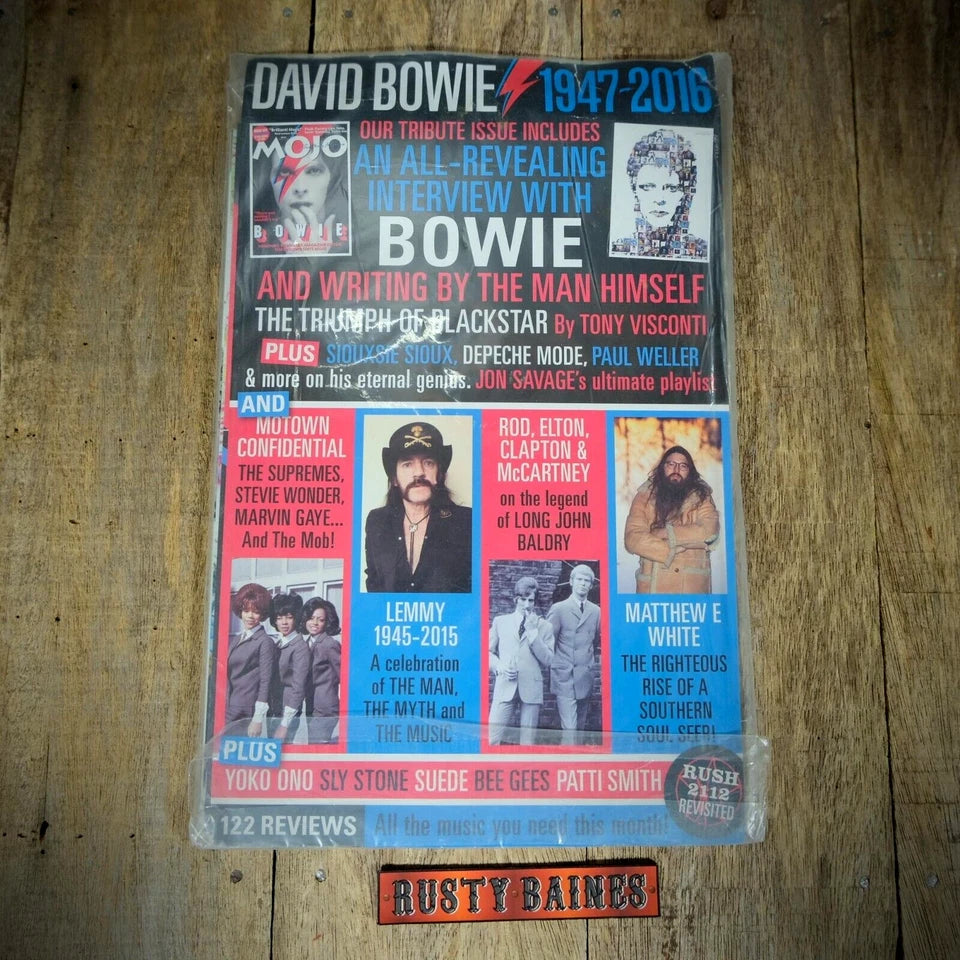 Mojo Magazine March 2016, David Bowie Special