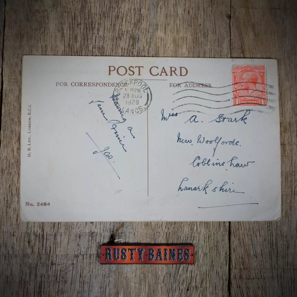 Vintage Postcard, Comic, Railway Ticket Inspector, Lost Ticket