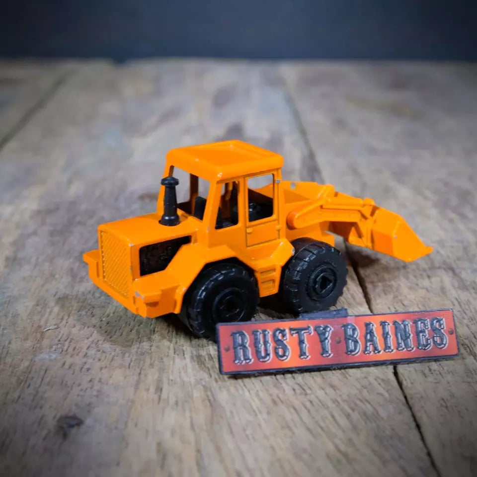 Majorette Bucket Tractor, Orange, Light Playwear, No Box