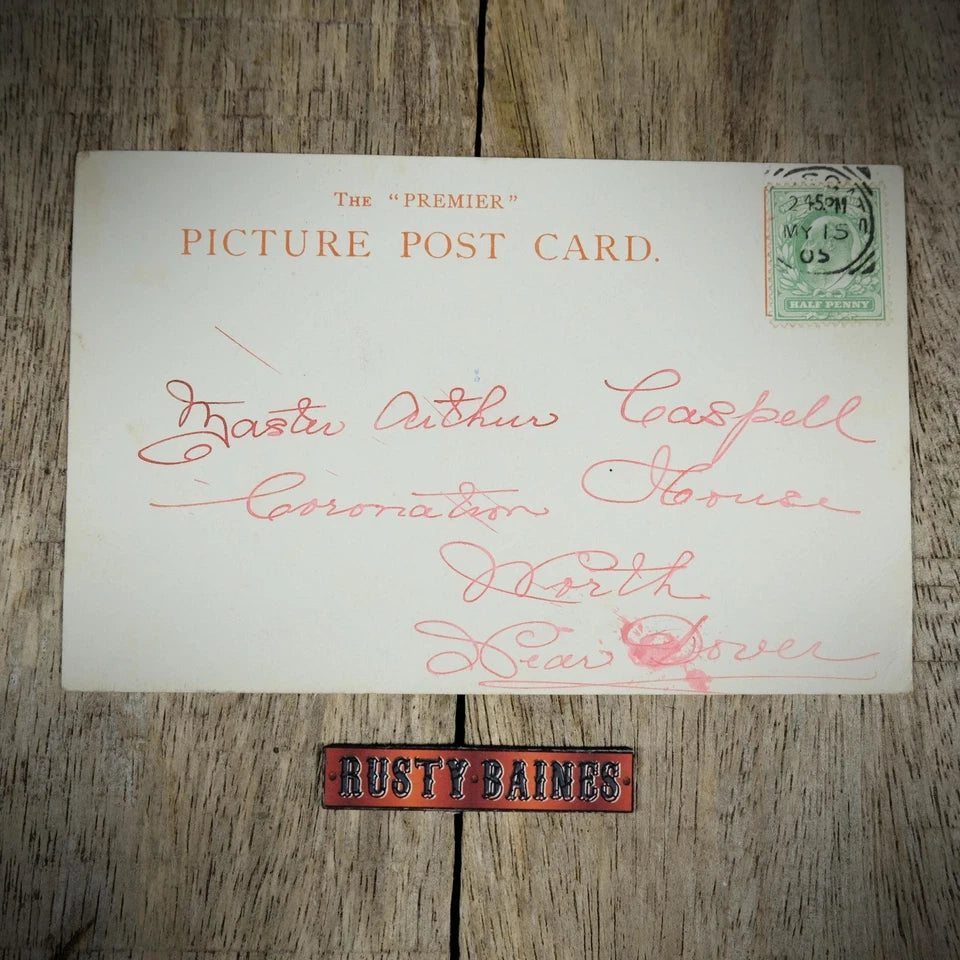 Postcard, Popular Songs Illustrated, Life on the Ocean Waves, Seasick