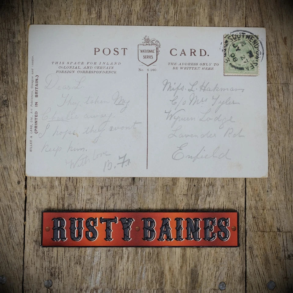Postcard, Comic, Police Arrest Bonnie Charlie the Drunk Man