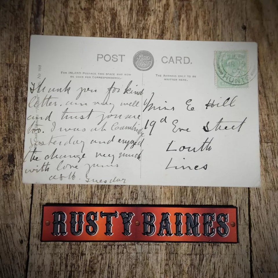 Postcard, Royal Dock Grimsby, Shipping Interest, Printed