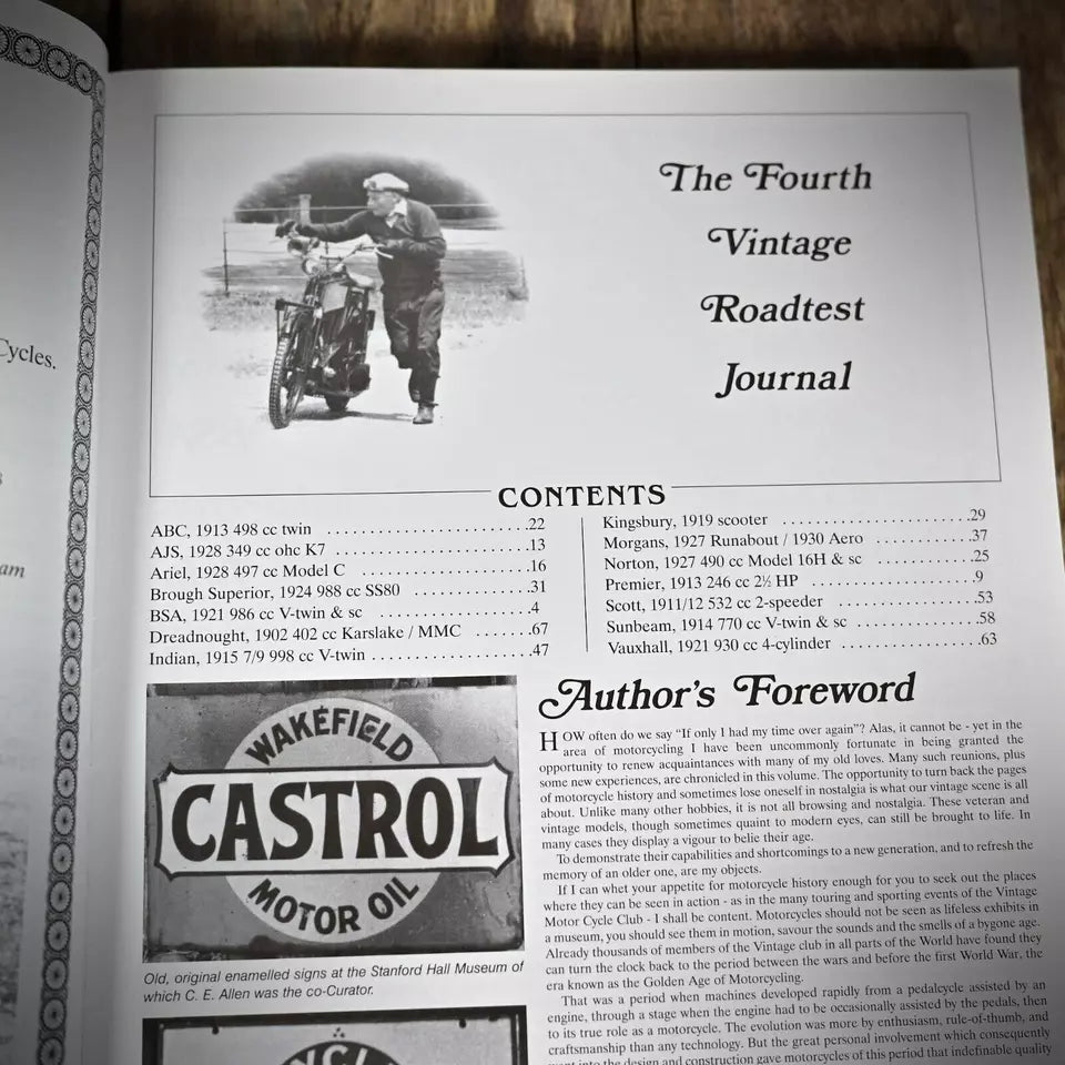 Vintage Road Test Volume 2, VMCC, AJS, BSA, Norton Motorcycles, Softcover