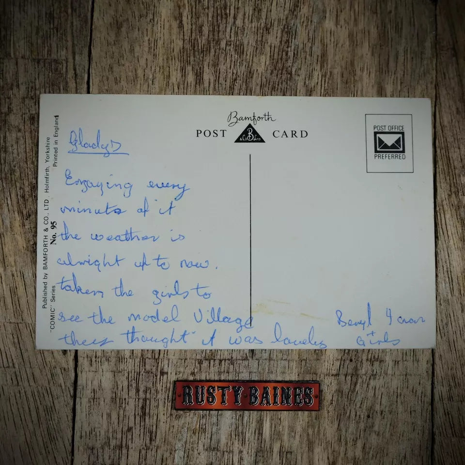 Postcard, Bamforth Comic Police Identity Parade, Flasher