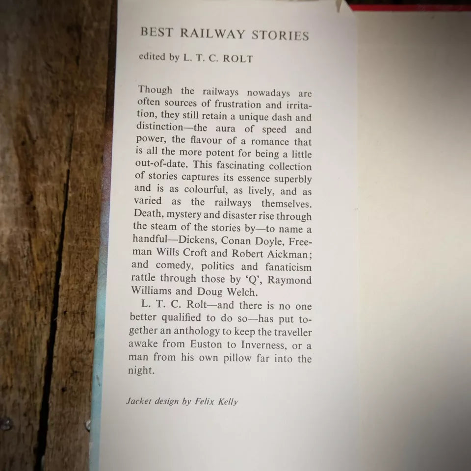 Best Railway Stories, L.T.C. Rolt, 1969 Hardcover