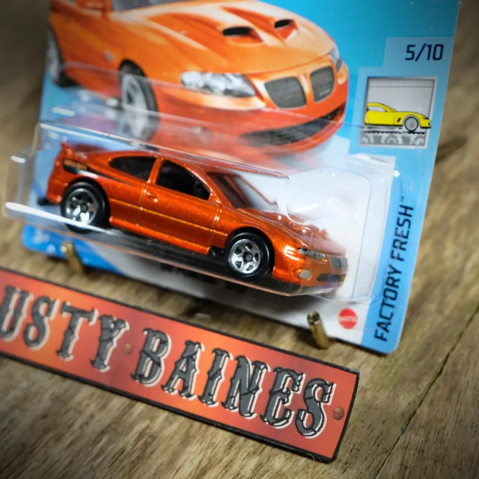 Hot Wheels, 06 Pontiac GTO, Factory Fresh Series, Copper, Short Card