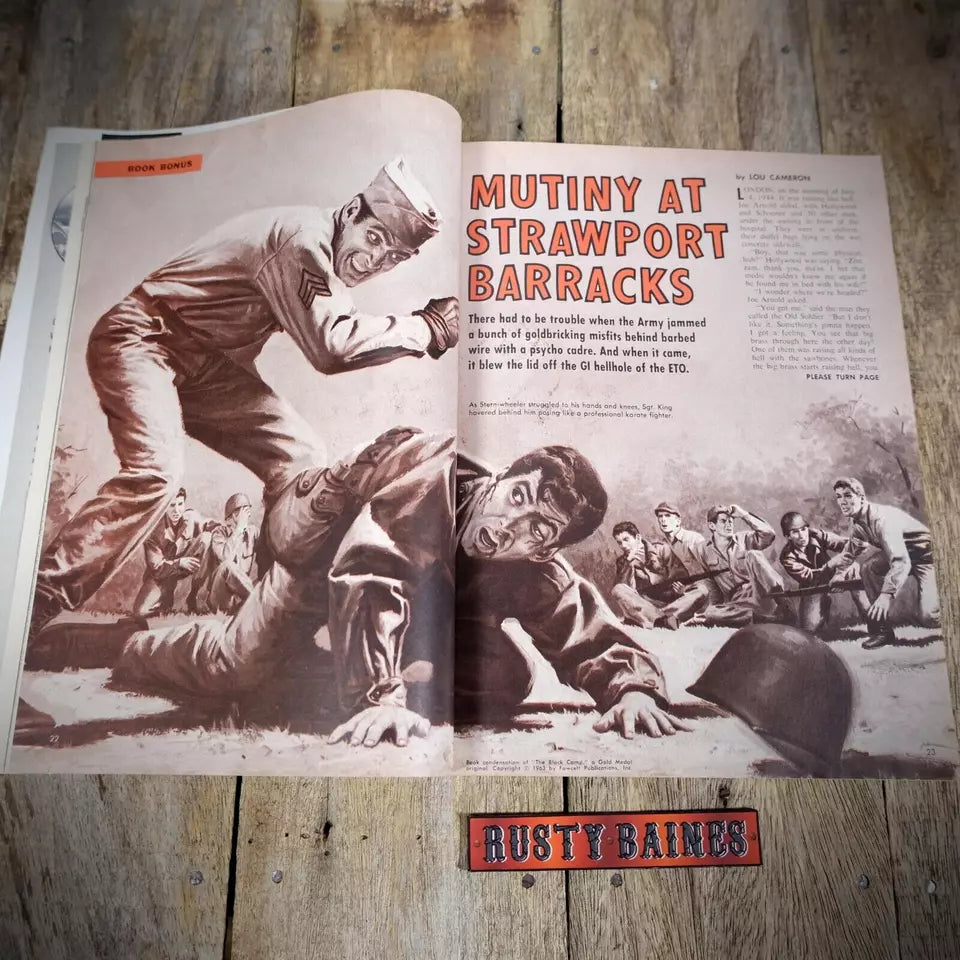 Vintage Pulp Magazine, Bluebook for Men October 1963, Margaret Lee, T E Lawrence