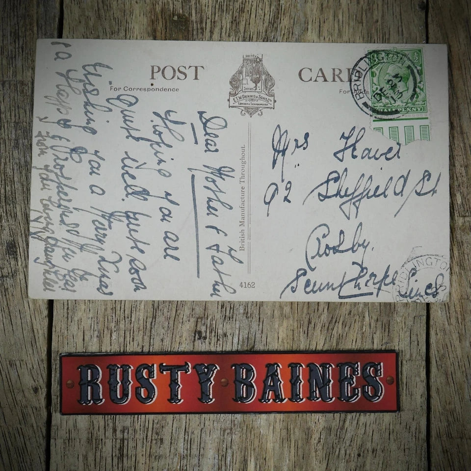 Postcard, Early 1900s Lifeboat Rescue, RNLI, Bridlington, Printed