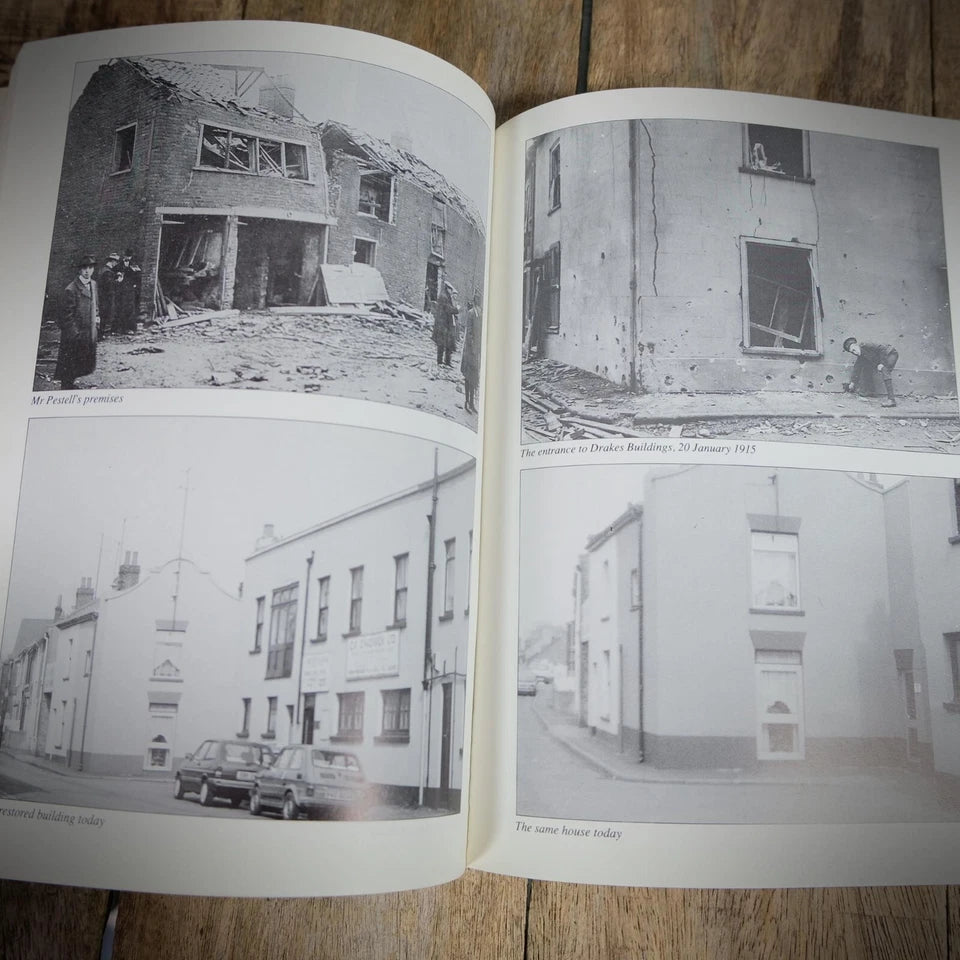 Death from the Skies Zeppelin Raids Over Norfolk, WW1, R J Wyatt, 1990 Softcover