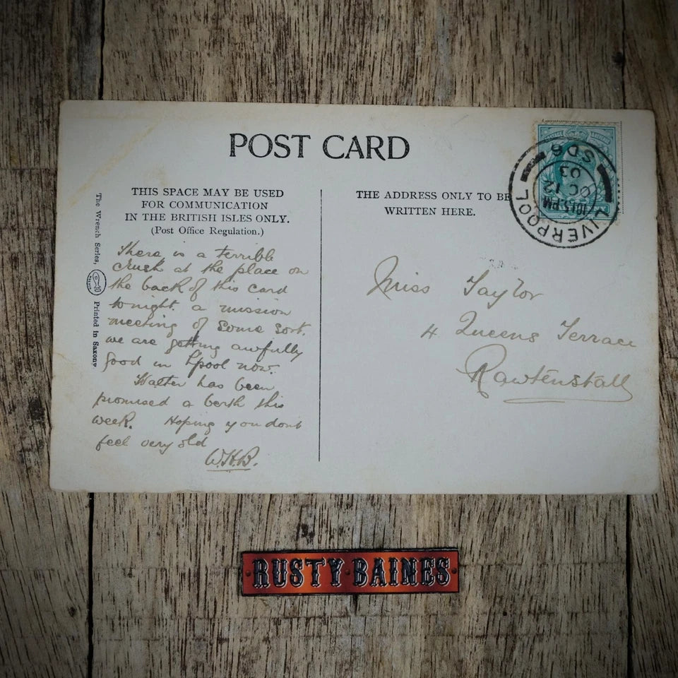 Postcard, Liverpool, Philharmonic Hall, 1903