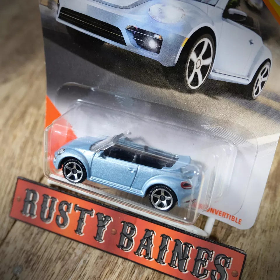 Matchbox, Volkswagen Beetle Convertible, Blue