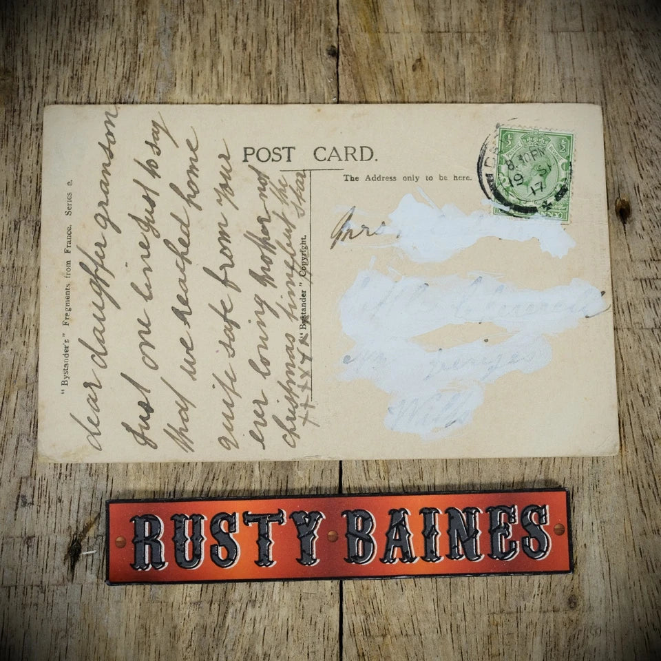 WW1 Era Postcard, Bruce Bairnsfather, Bystander, Shell Fire Soldier
