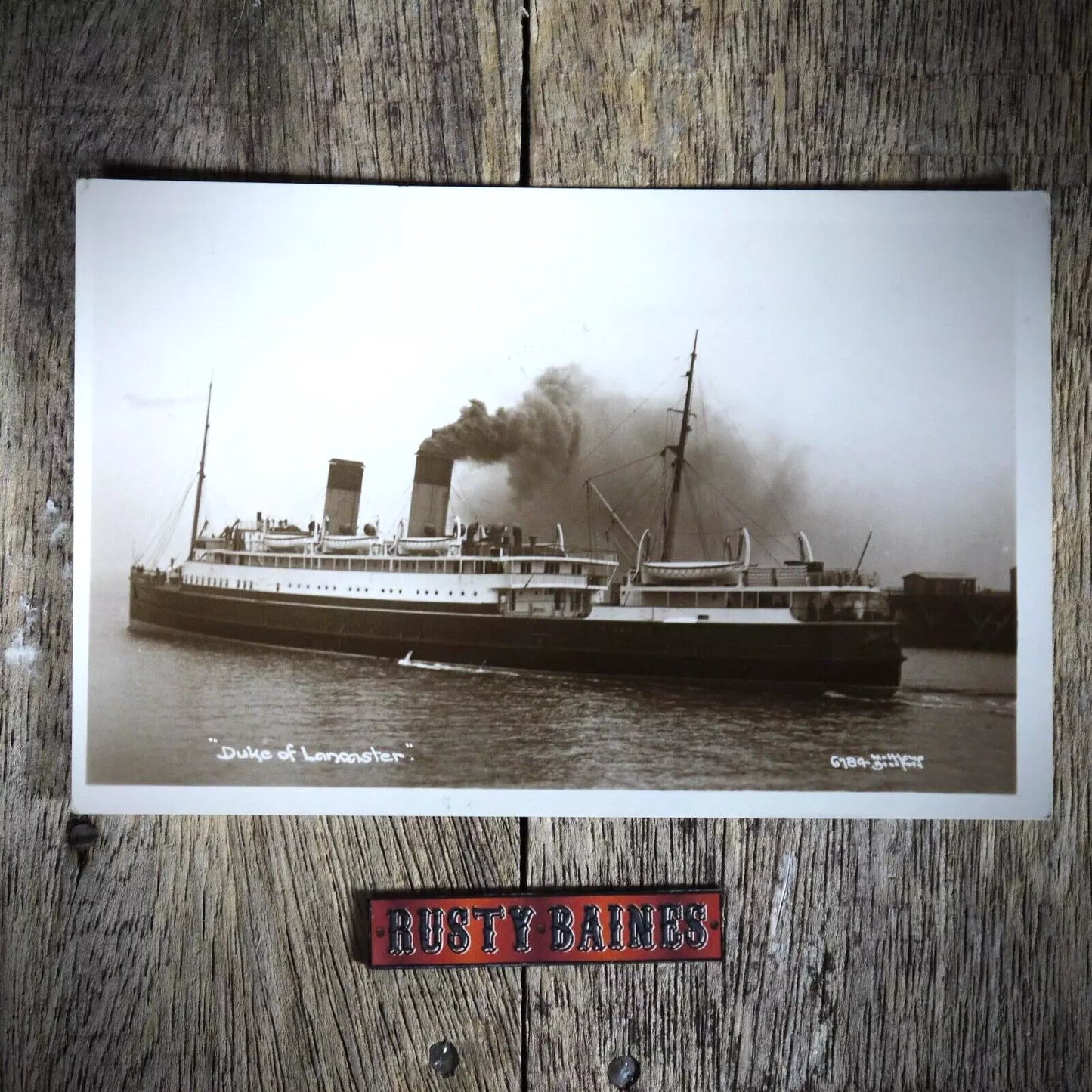 Postcard, TSS Duke of Lancaster, Real Photo