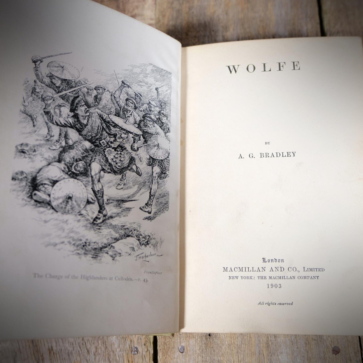 Wolfe, A G Bradley, Decorative 1903 Hardcover