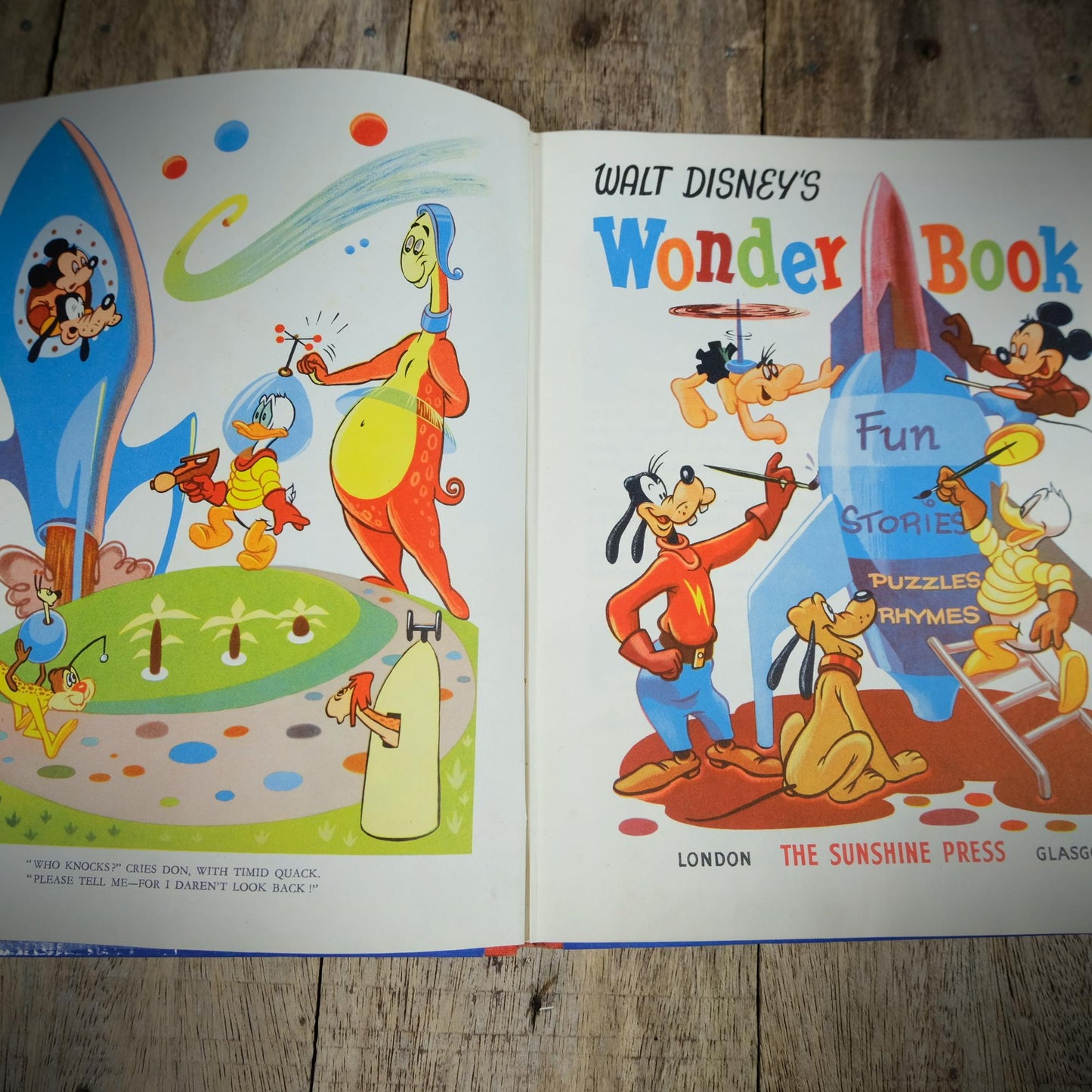 Walt Disney's Wonder Book, Hardcover Annual, Undated