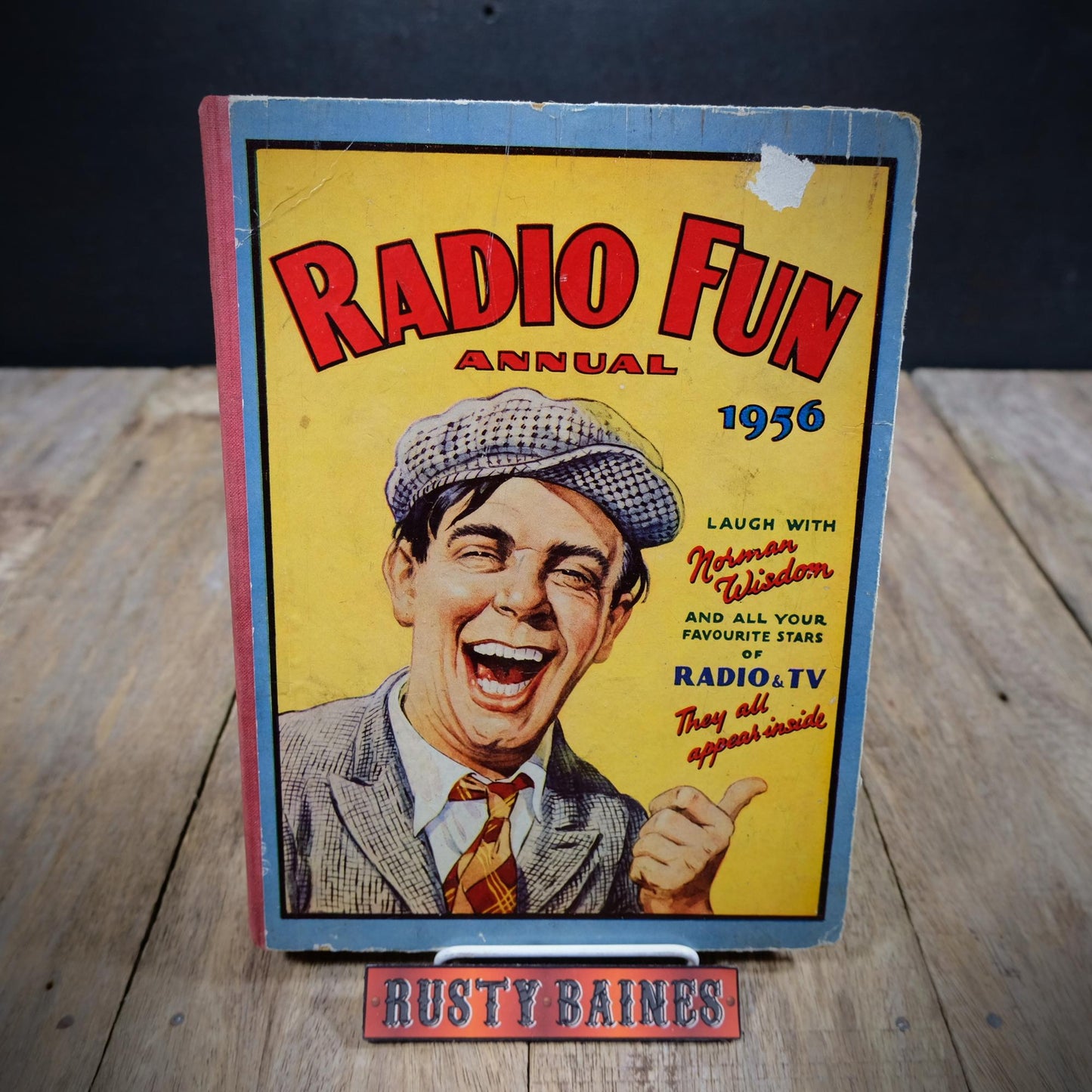 Radio Fun Annual 1956, Norman Wisdom Cover, Hardcover