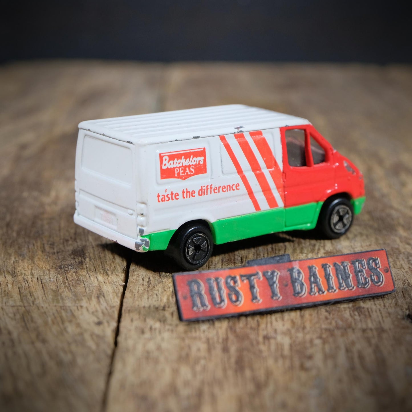 Corgi Ford Transit Mk3, Bachelors Peas, Unboxed, Playworn