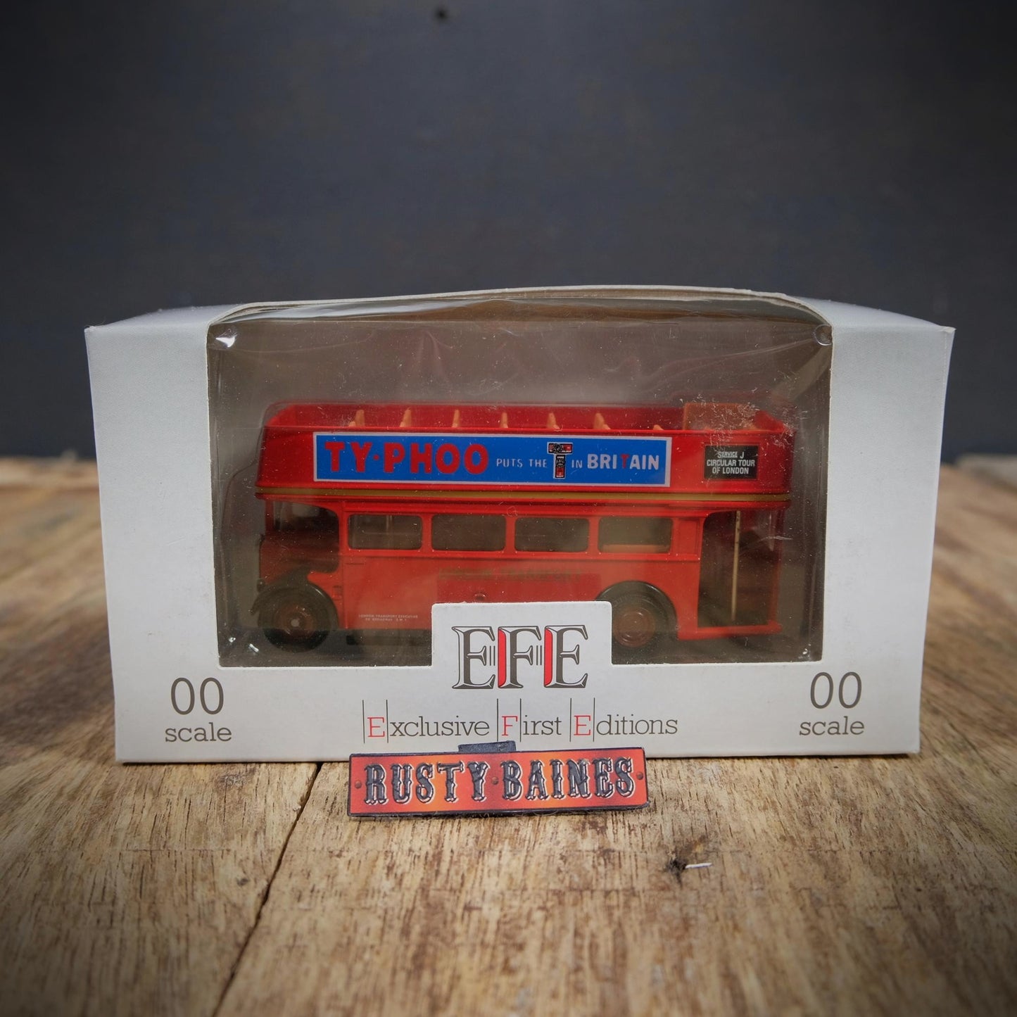 EFE AEC Regent Open Top Double Decker Bus, 00 Scale/1-76, Typhoo Tea