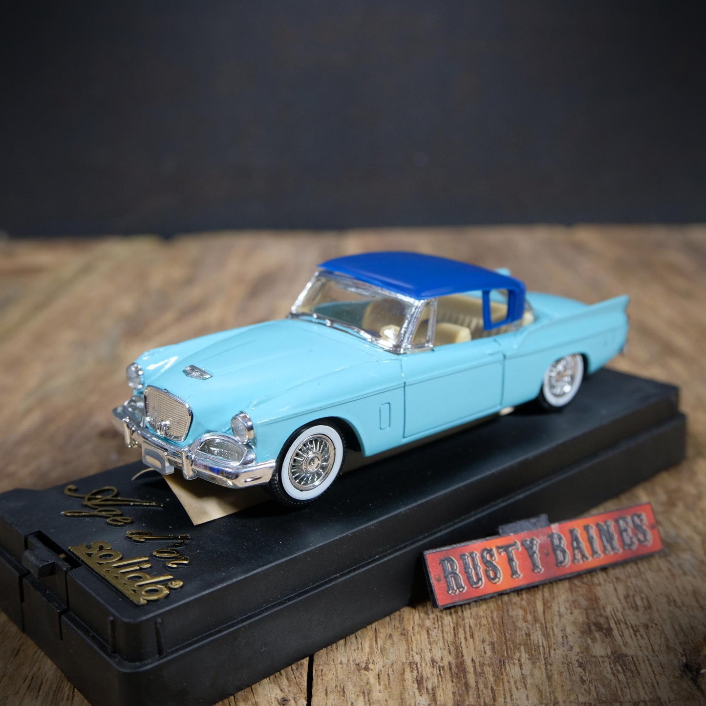 Studebaker Coupe 1957, Solido 1/43, Blue