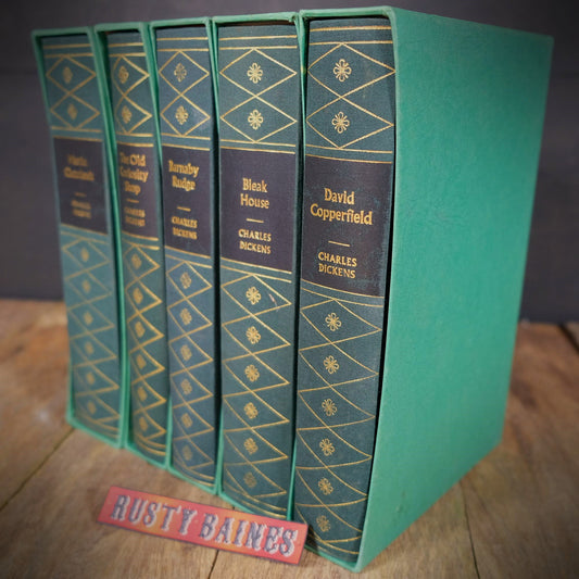 Folio Society Hardcovers & Slipcases, Charles Dickens, Bleak House, David Copperfield Etc.