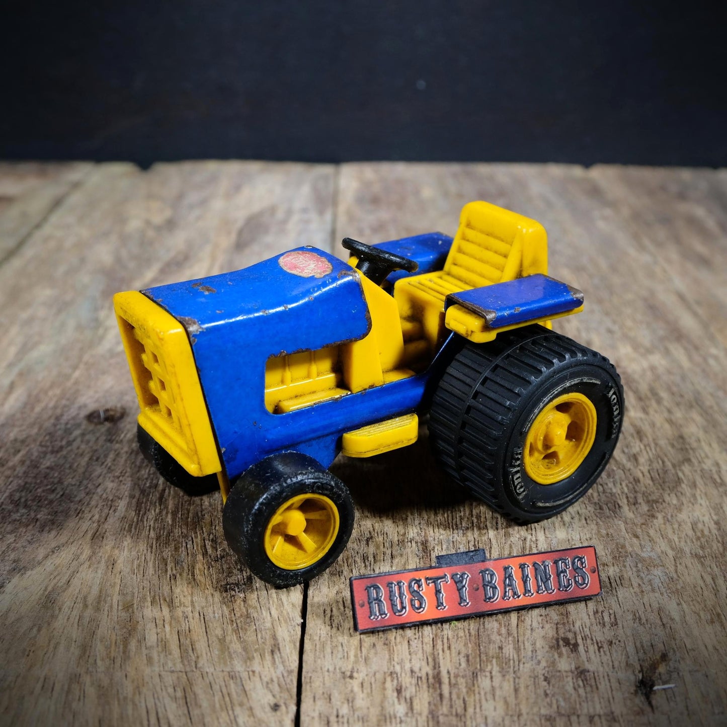 Vintage Tonka Tractor (small) Blue/Yellow