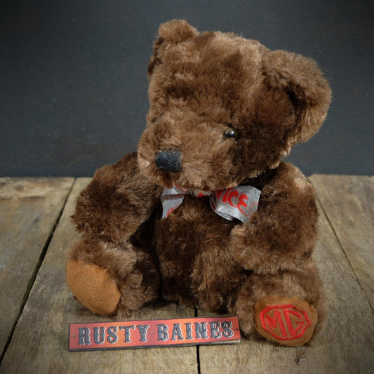 MG Motors Service 2020 Collectors Teddy Bear, Embroidered Logo, Car Lover Gift