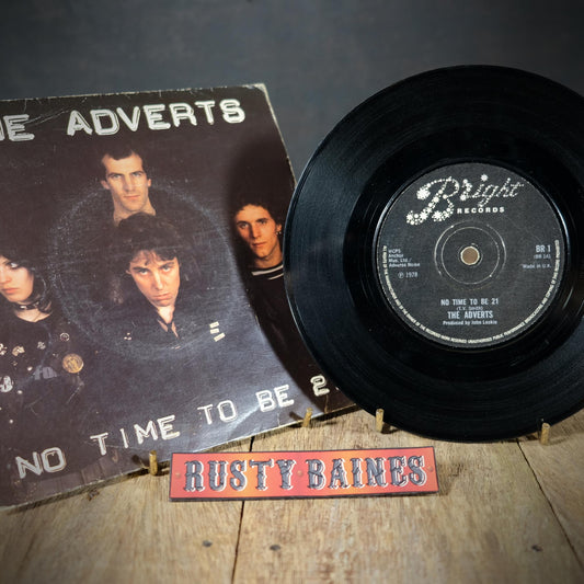 Record 7" Single, The Adverts - No Time to be 21